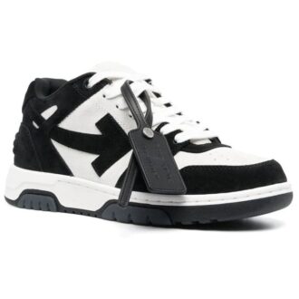 Out Of Office lavt Sneakers «Black White»