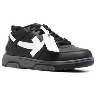 Out Of Office lavt Sneakers «Black White»