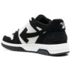 Out Of Office lavt Sneakers «Black White»