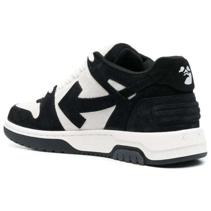 Out Of Office lavt Sneakers «Black White»
