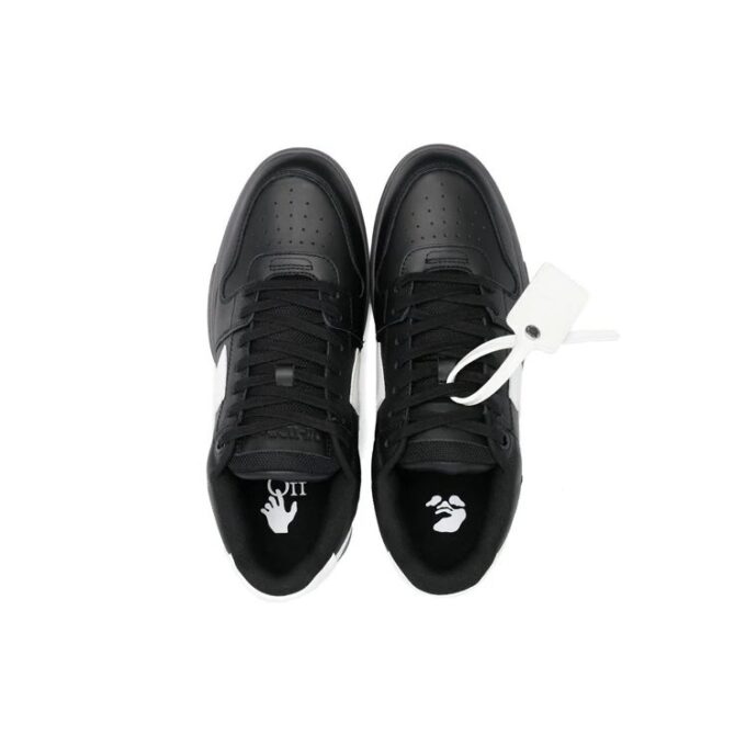 Out Of Office lavt Sneakers «Black White»