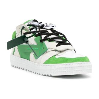 Out Of Office lavt Sneakers «Green White Black»
