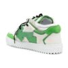 Out Of Office lavt Sneakers «Green White Black»