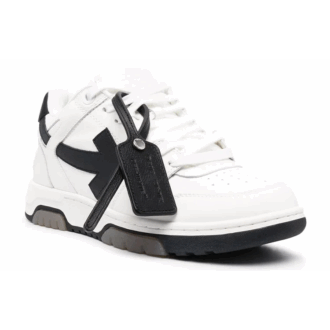 Out Of Office lavt Sneakers «White Black»