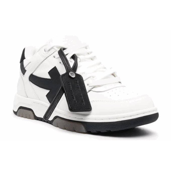 Out Of Office lavt Sneakers «White Black»