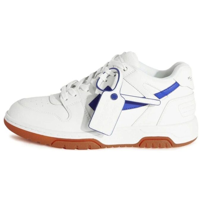 Out Of Office lavt Sneakers «White Blue Brown»