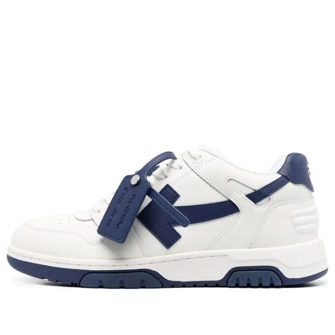 Out Of Office lavt Sneakers «White Navy»