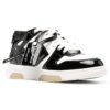 Out Of Office lavtående lakksneaker «Black White»