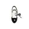 Out Of Office lavtående lakksneaker «Black White»