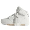 Out Of Office Leather HighTop Sneaker &laquo;White&raquo;
