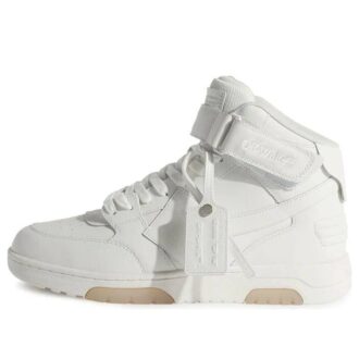 Out Of Office Leather HighTop Sneaker &laquo;White&raquo;