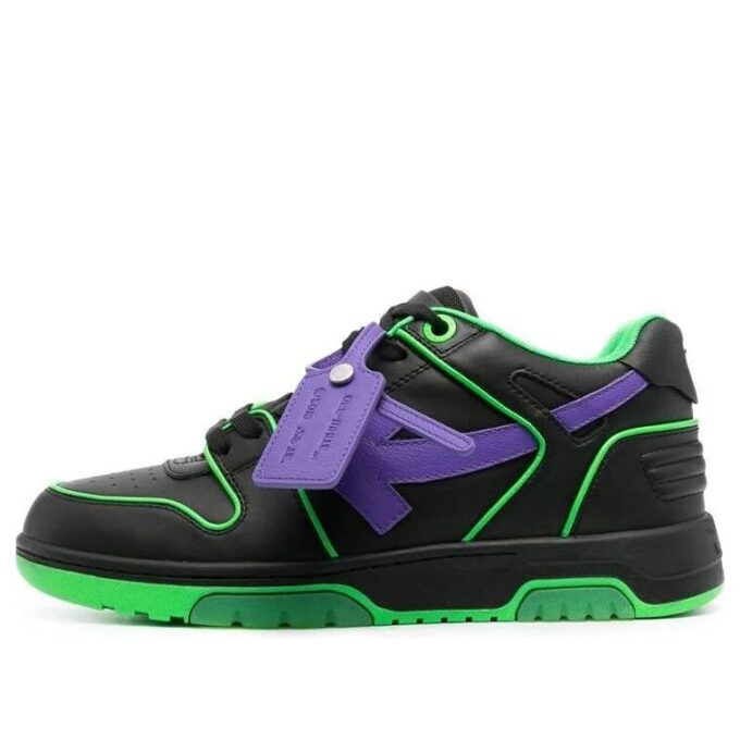 Out Of Office Low-Top Sneaker &laquo;Black Green Purple&raquo;