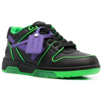 Out Of Office Low-Top Sneaker &laquo;Black Green Purple&raquo;