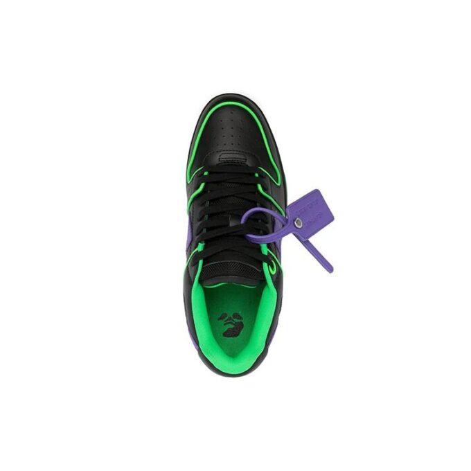 Out Of Office Low-Top Sneaker &laquo;Black Green Purple&raquo;