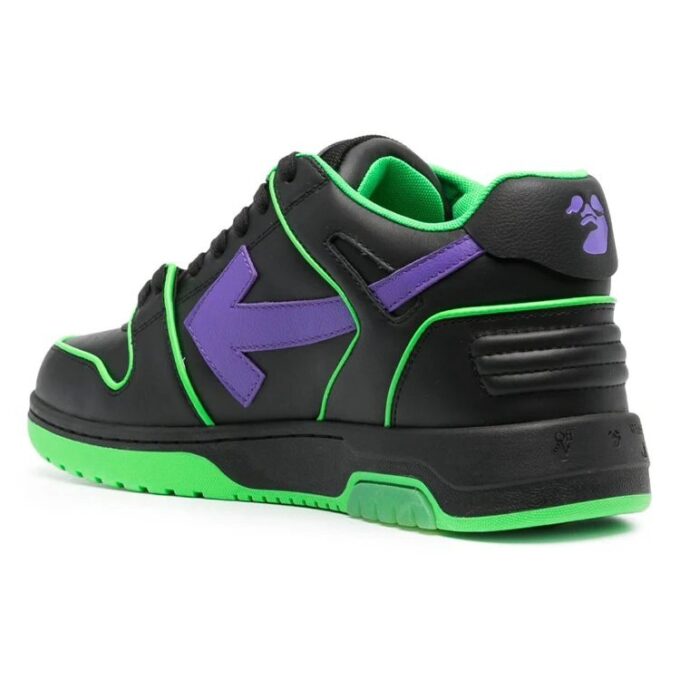 Out Of Office Low-Top Sneaker &laquo;Black Green Purple&raquo;