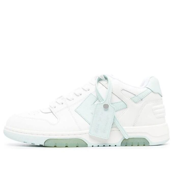 Out Of Office Low-Top Sneakers «White Teal»