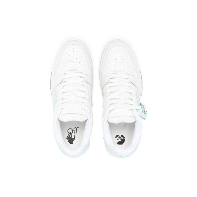 Out Of Office Low-Top Sneakers «White Teal»