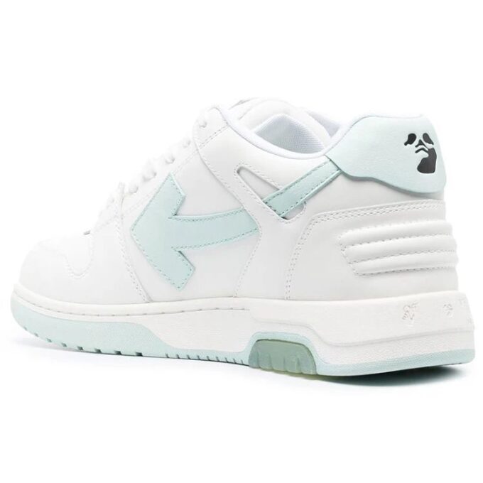 Out Of Office Low-Top Sneakers «White Teal»