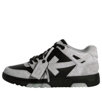 Out Of Office «OOO» Low Tops «Lysegrå svart ruskind»