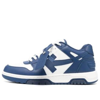 Out Of Office Panelled Lace-Up Sneakers «Blue White»