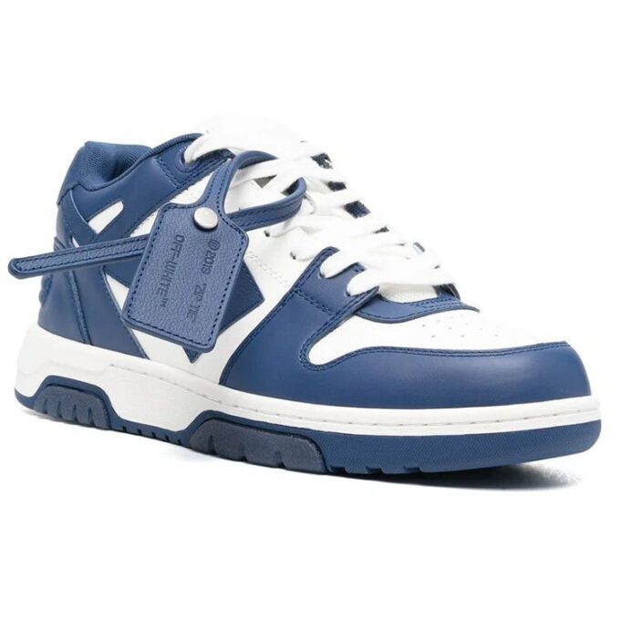Out Of Office Panelled Lace-Up Sneakers «Blue White»