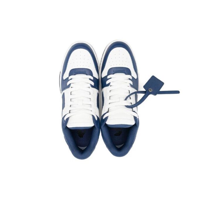 Out Of Office Panelled Lace-Up Sneakers «Blue White»