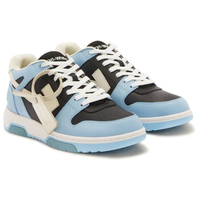 Out Of Office skinnesneaker «Blue Black White»