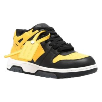Out Of Office skinnesneaker «Gul/Svart»
