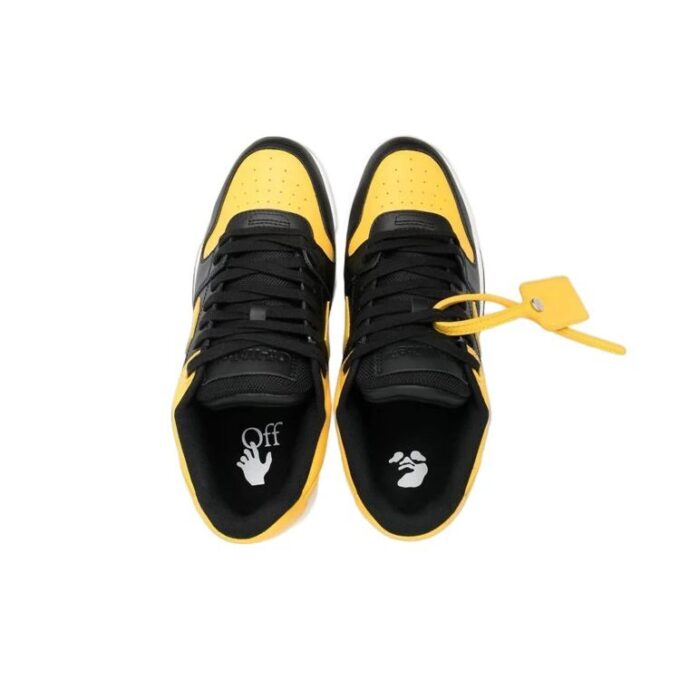 Out Of Office skinnesneaker «Gul/Svart»