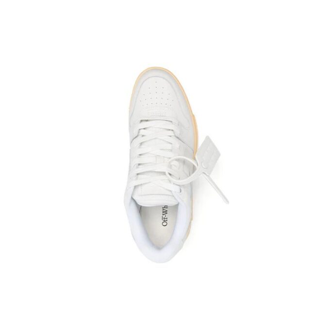 Out Of Office snøresko «White Yellow»