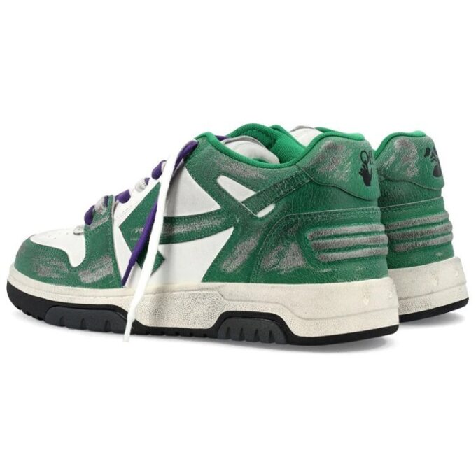Out Of Office Vintage Leather «Green White Purple»