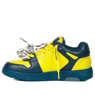Out Of Office Zip Tie Sneakers «Yellow Navy»