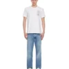 Outline Double Arrow Slim T-skjorte