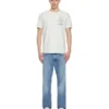 Outline Double Arrow Slim T-skjorte