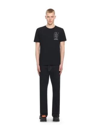 Outline Double Arrow Slim T-skjorte