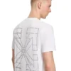 Outline Double Arrow Slim T-skjorte