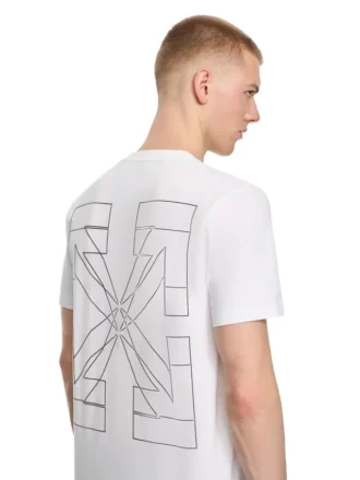 Outline Double Arrow Slim T-skjorte