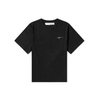Oversize-T-skjorte med malingssprut-piltrykk, bomull, rund hals, korte ermer, løs passform, svart