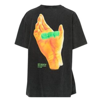 Oversized Fit Hand Svart/Flerfarget