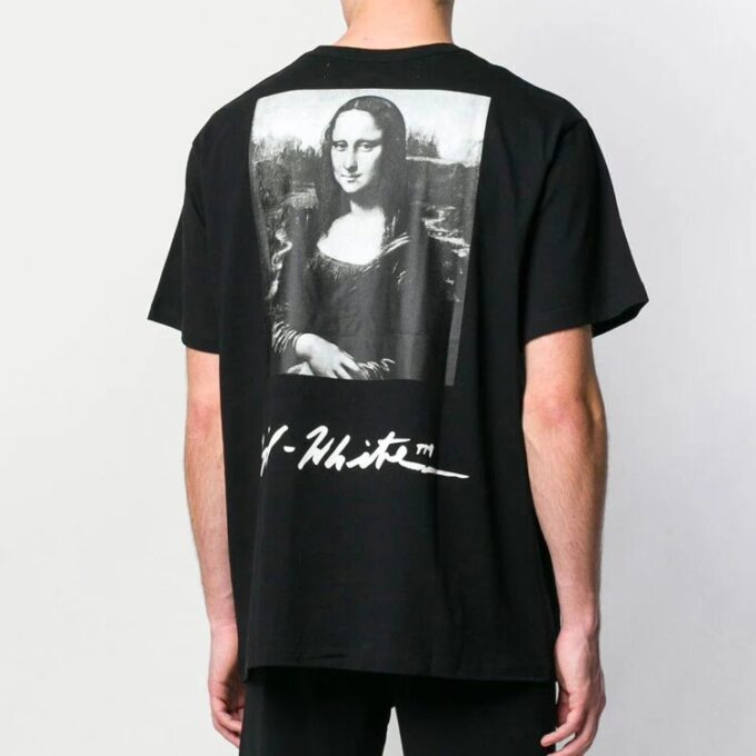 SS19 Mona Lisa-trykk, kort ermet