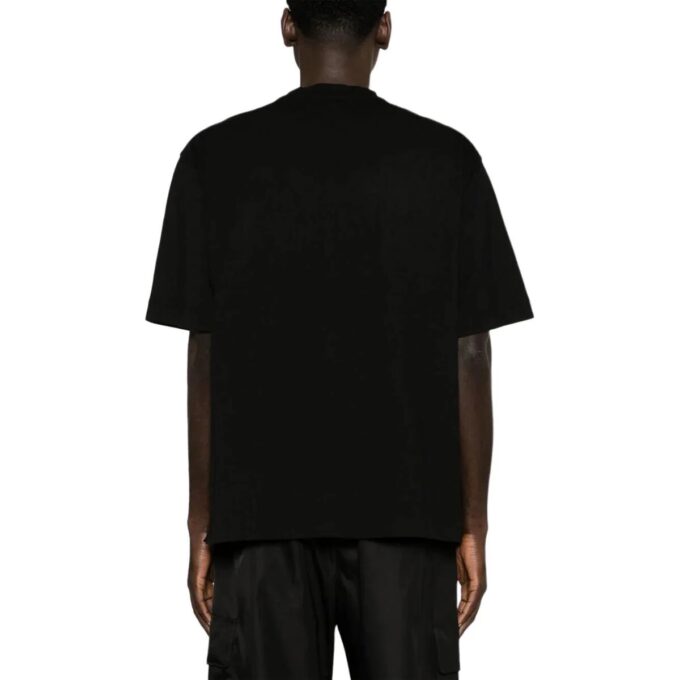 OW 23 Skate-logo-trykt bomulls-T-skjorte «Black»