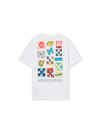 OW Multi-logo T-skjorte