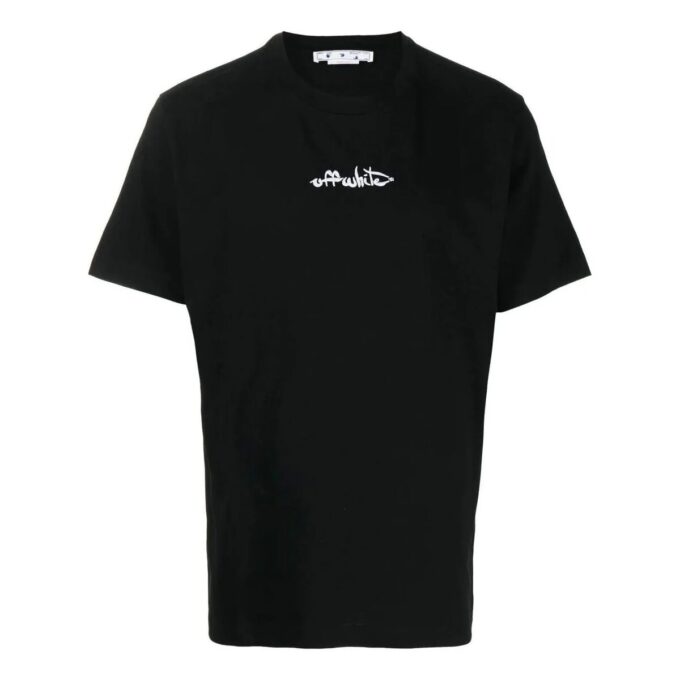 Ow Script T-skjorte