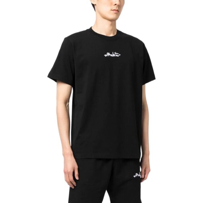 Ow Script T-skjorte