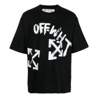 Paint Script Oversized Skate T-skjorte «Svart»