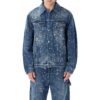 Paint Skate-Denim-jakke «Blue»