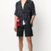 Painter Holiday-trykt kort-shorts skjorte