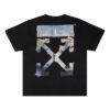 Painting Arrows bomulls-T-skjorte med korte ermer
