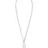 Paperclip Strass-halskjede