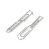 Paperclip Strass-øreringer